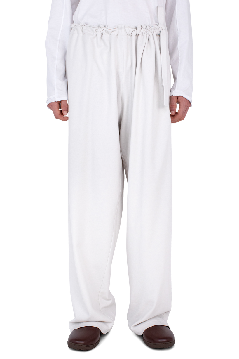 OSCAR Wide Trousers — Ecru