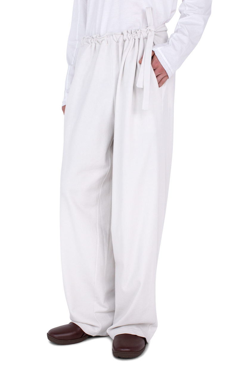OSCAR Wide Trousers — Ecru