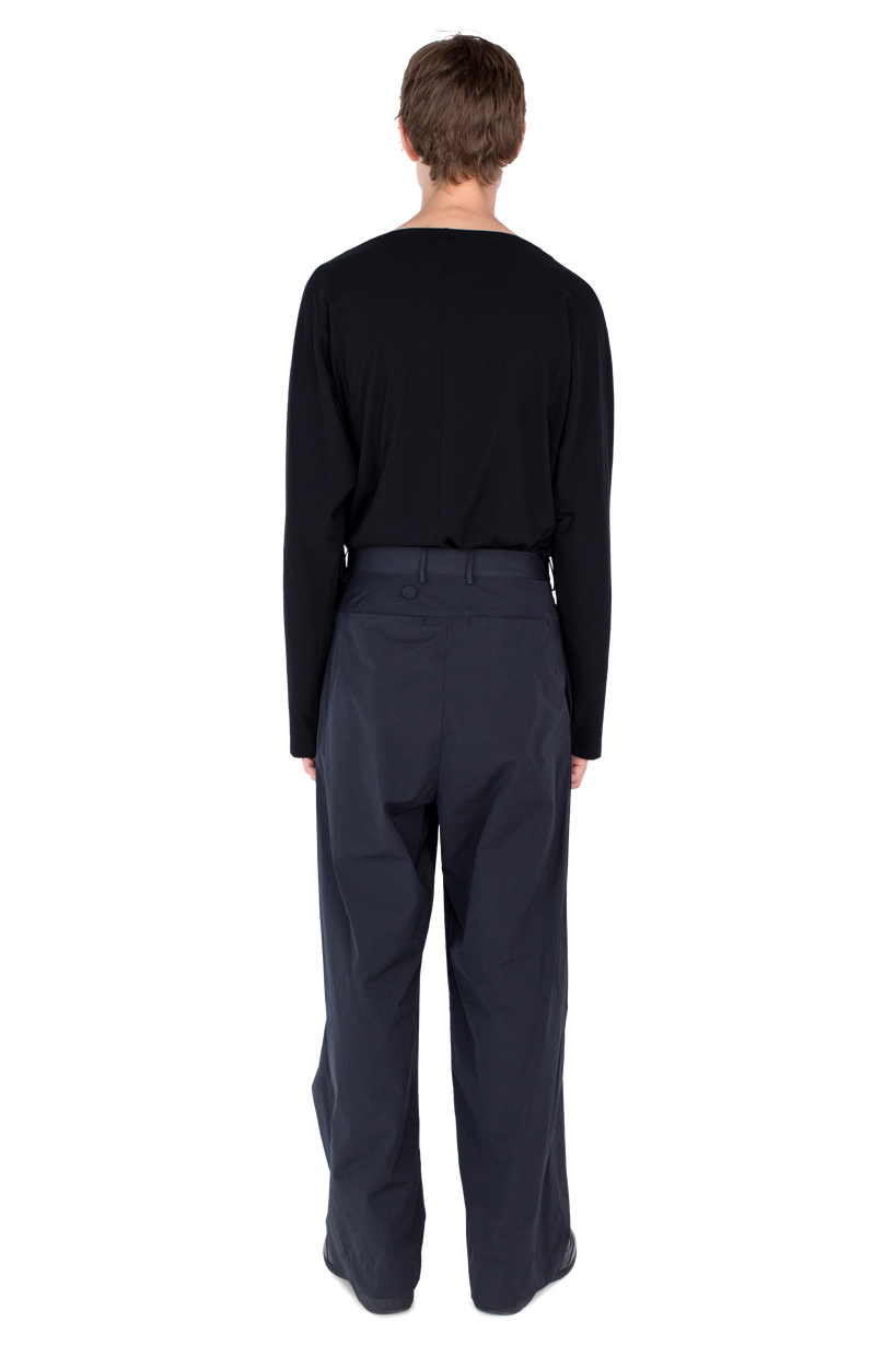 KIPPEL Wrap Trousers — Pitch Black