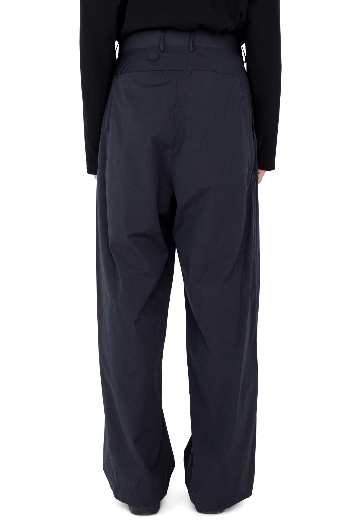 KIPPEL Wrap Trousers — Pitch Black