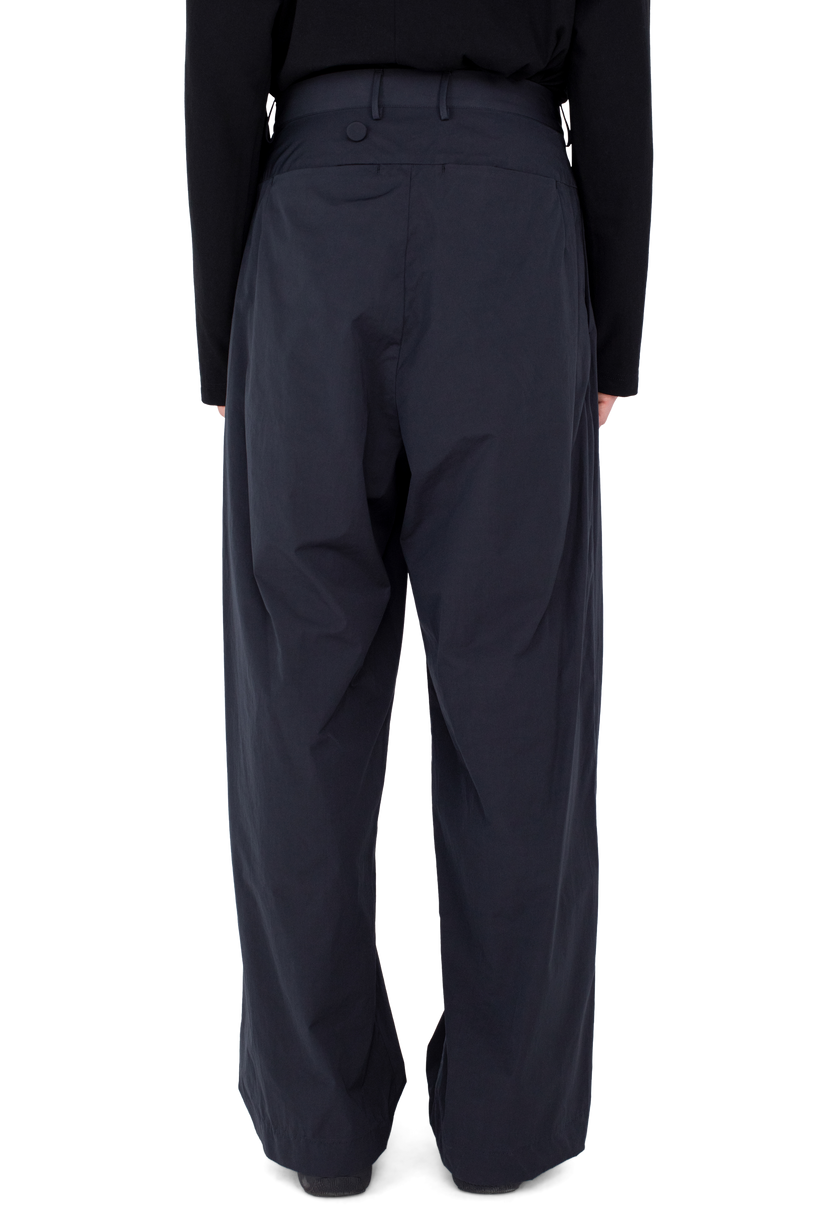 KIPPEL Wrap Trousers — Pitch Black