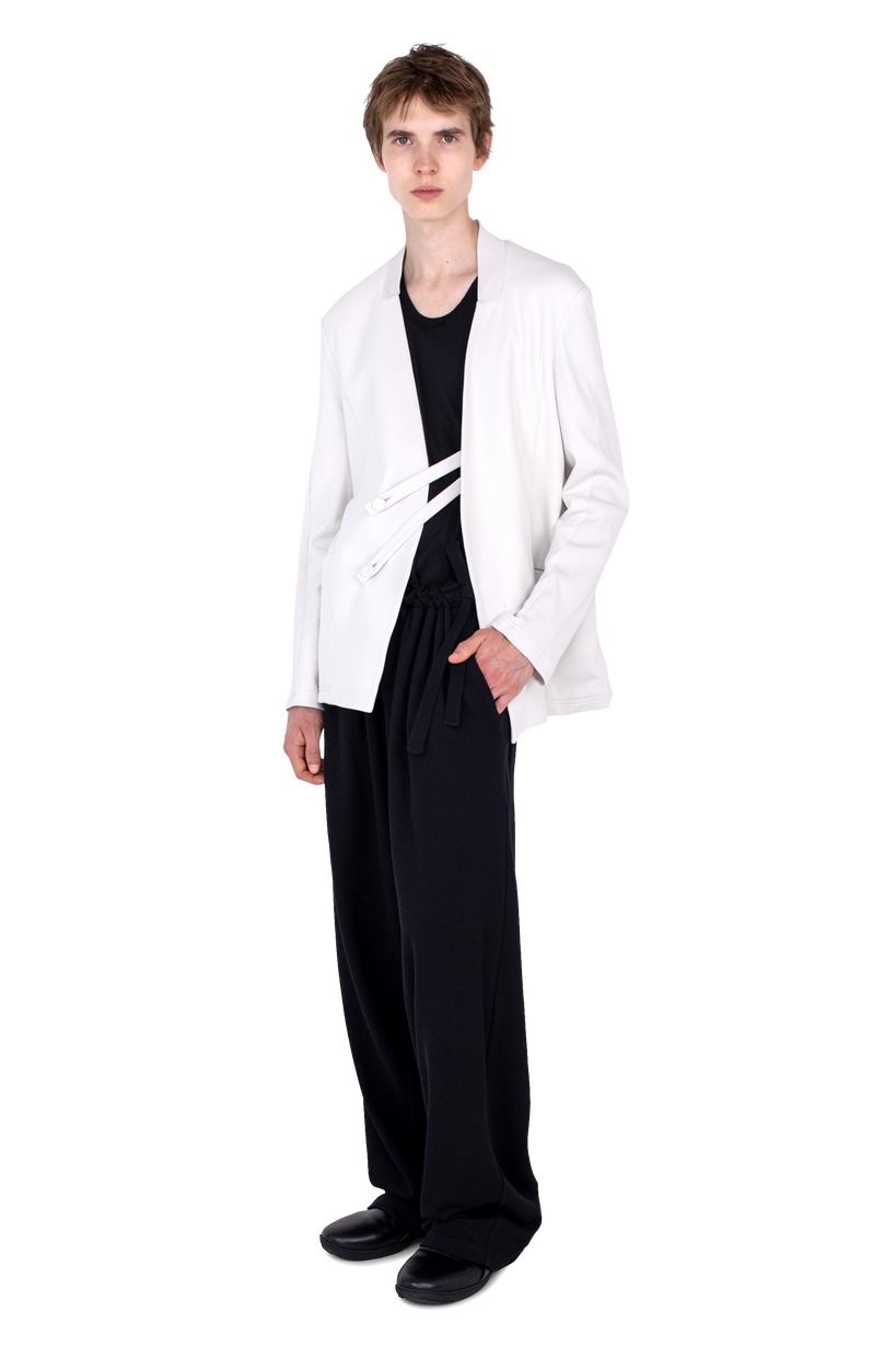 KORU Slim Blazer — Ecru
