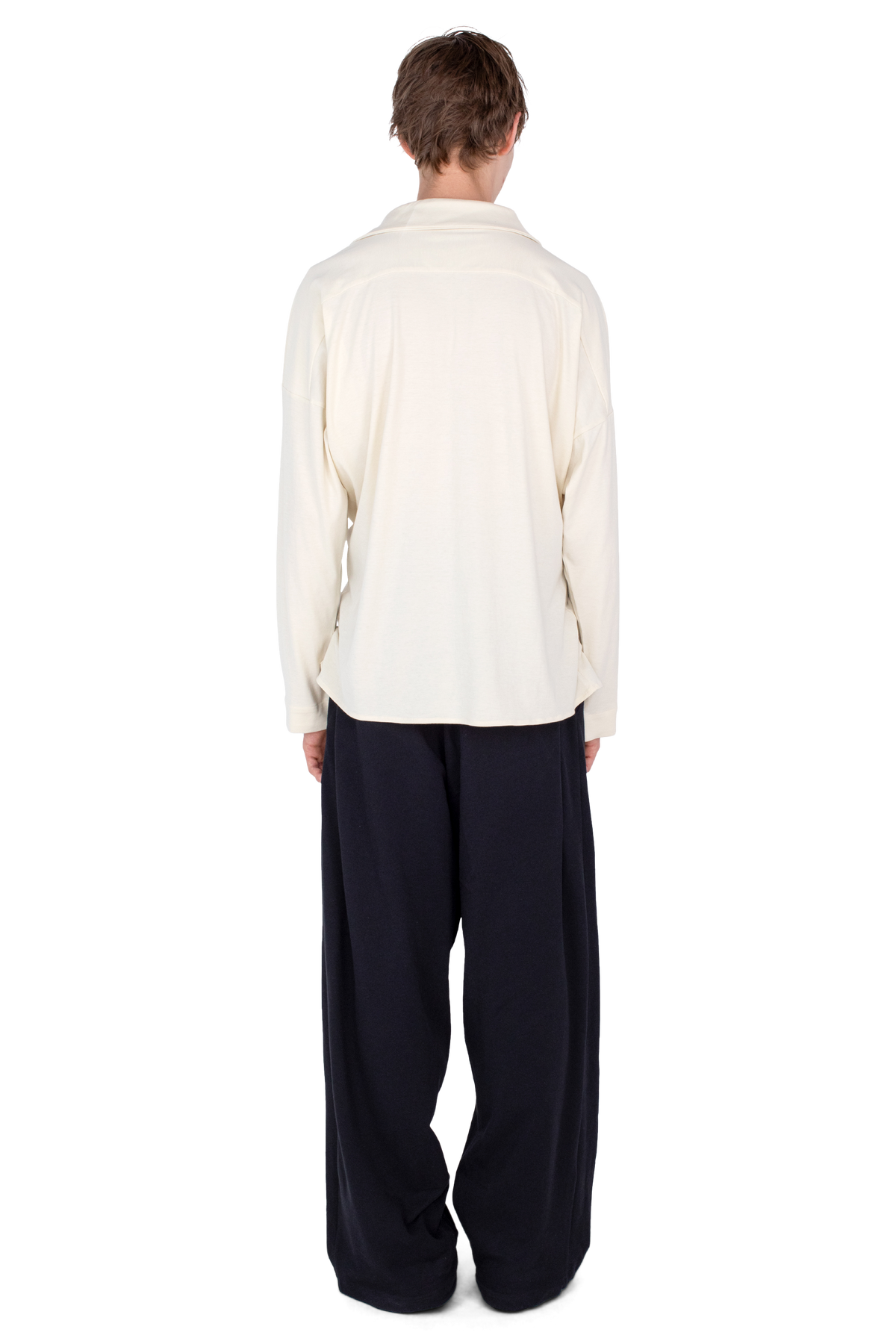 ISKAR Drape Shirt — Ivory