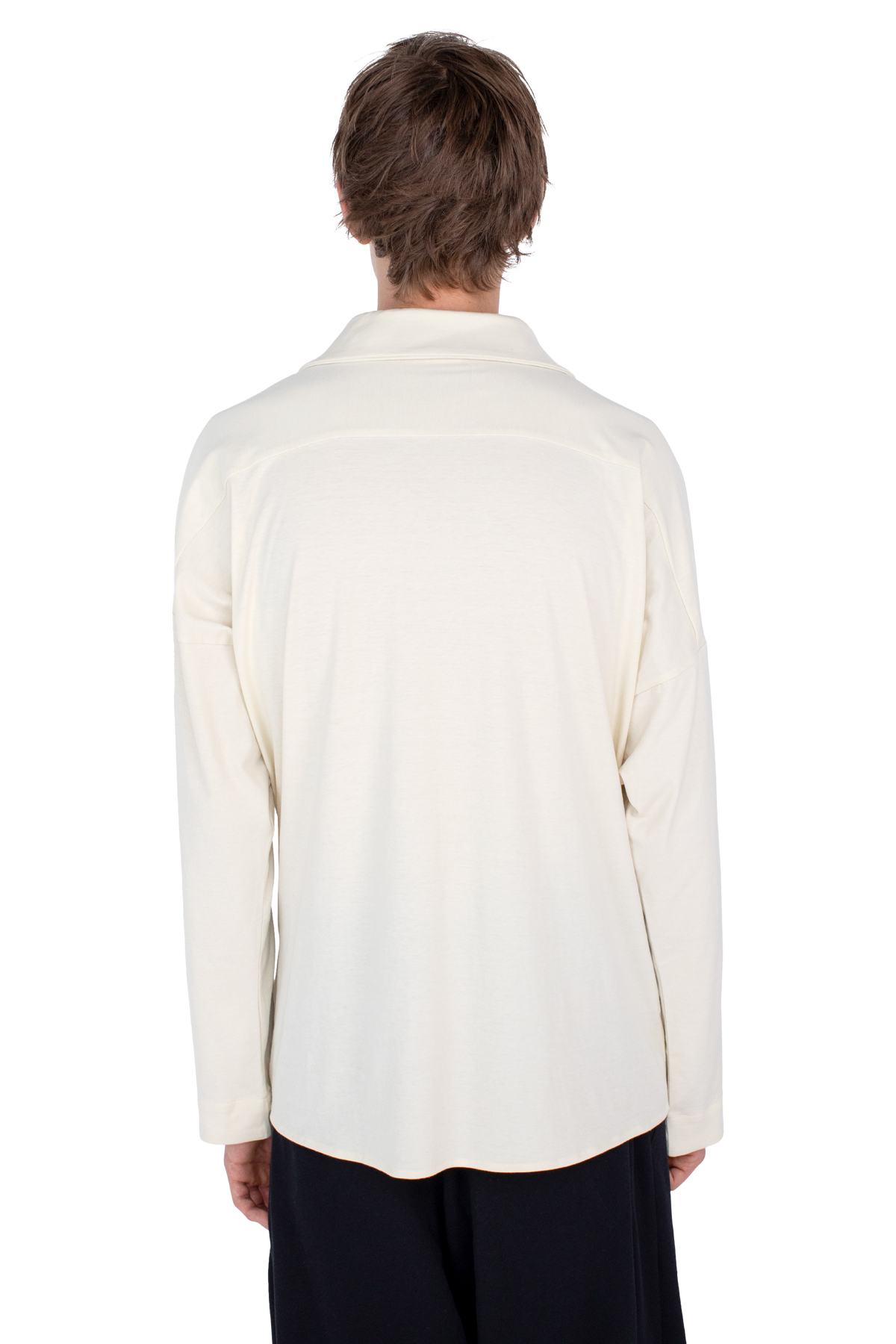 ISKAR Drape Shirt — Ivory