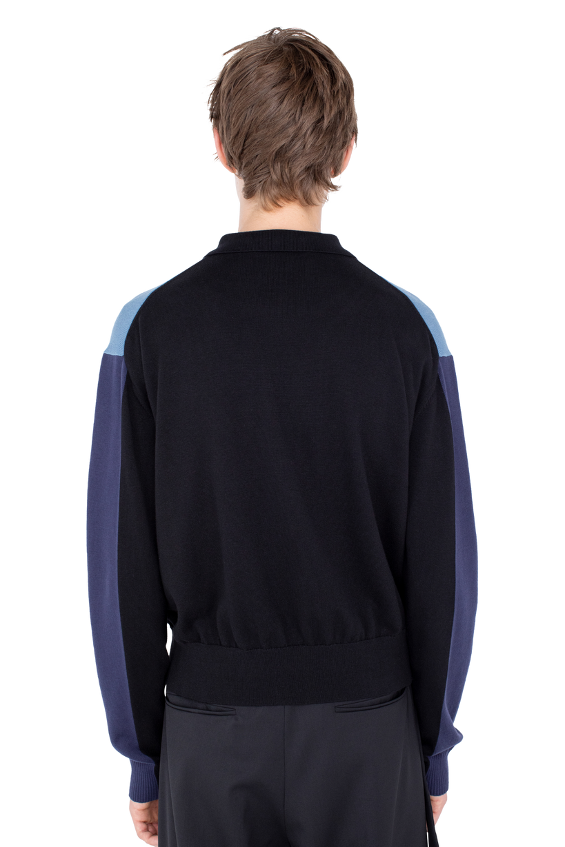 MUNNO Knit Cardigan — Phantom Black