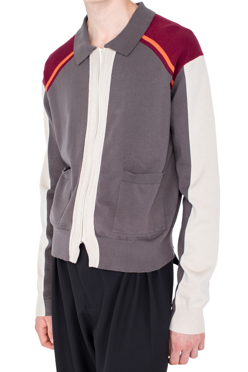MUNNO Knit Cardigan — Slate Grey