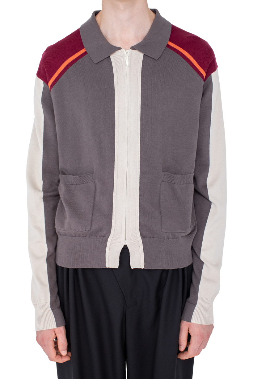 MUNNO Knit Cardigan — Slate Grey