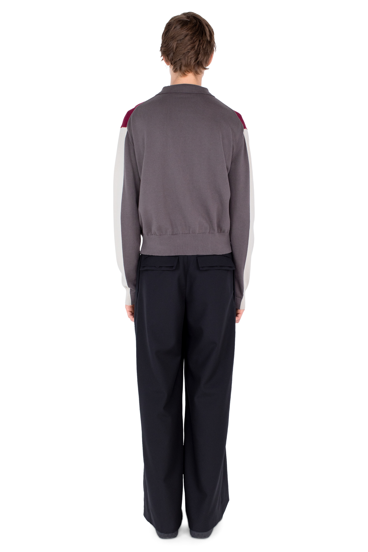 MUNNO Knit Cardigan — Slate Grey