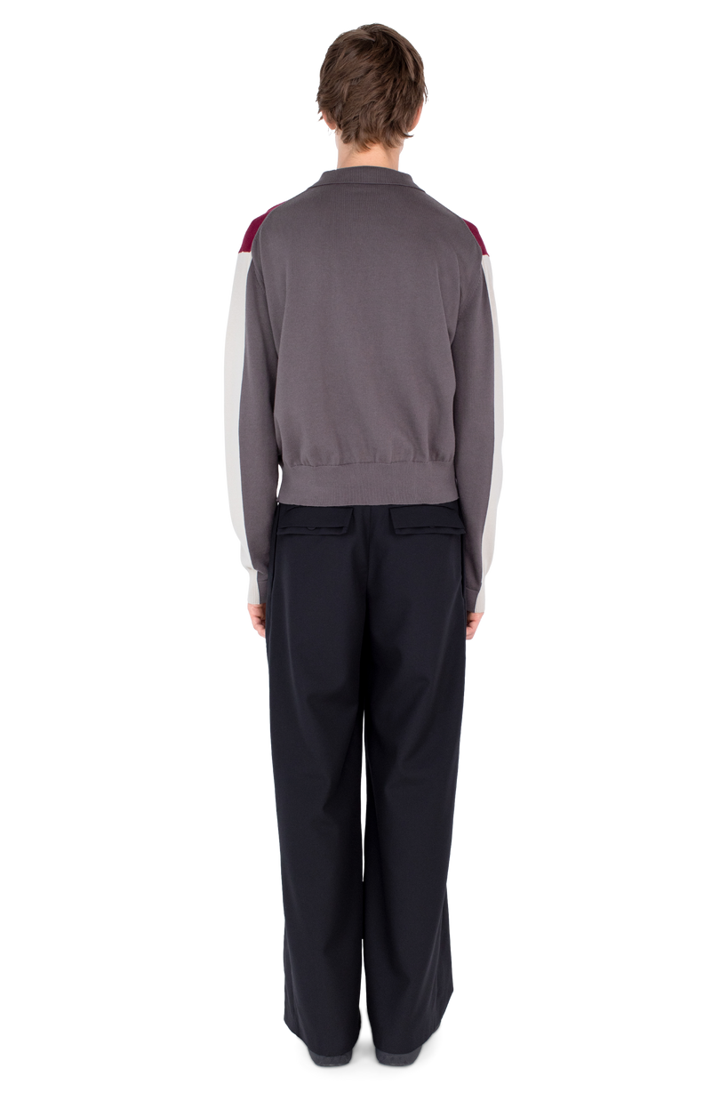 MUNNO Knit Cardigan — Slate Grey