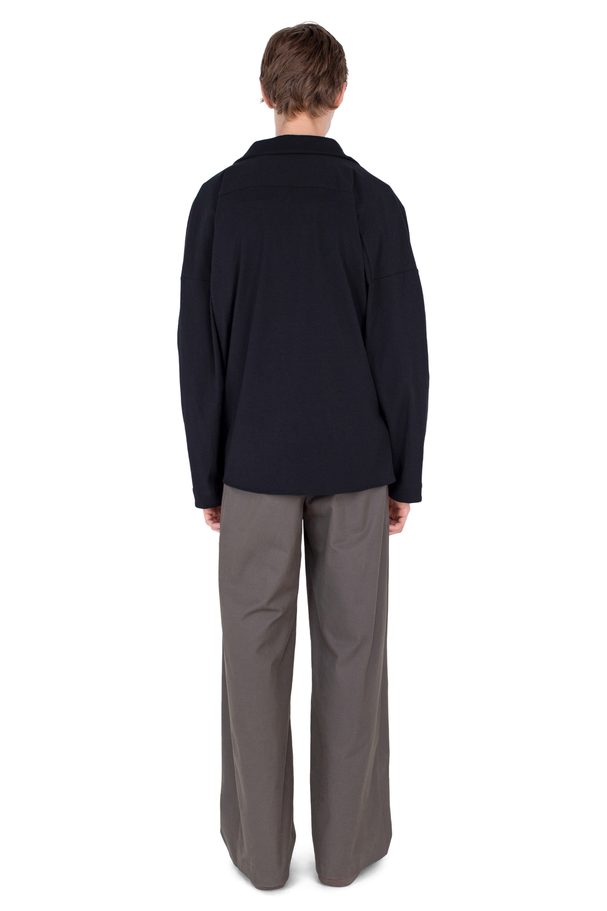 ISKAR Drape Shirt — True Black