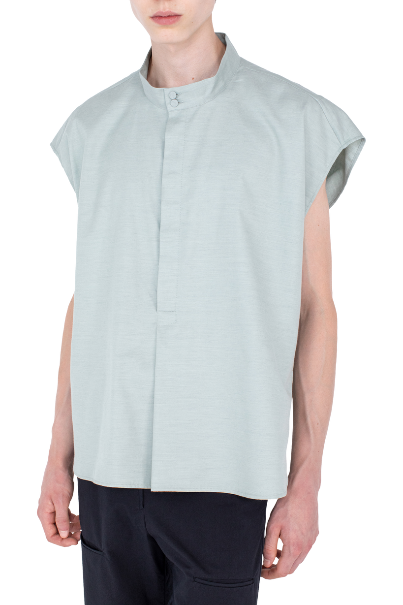 ONATE Sleeveless Shirt — Soft Green