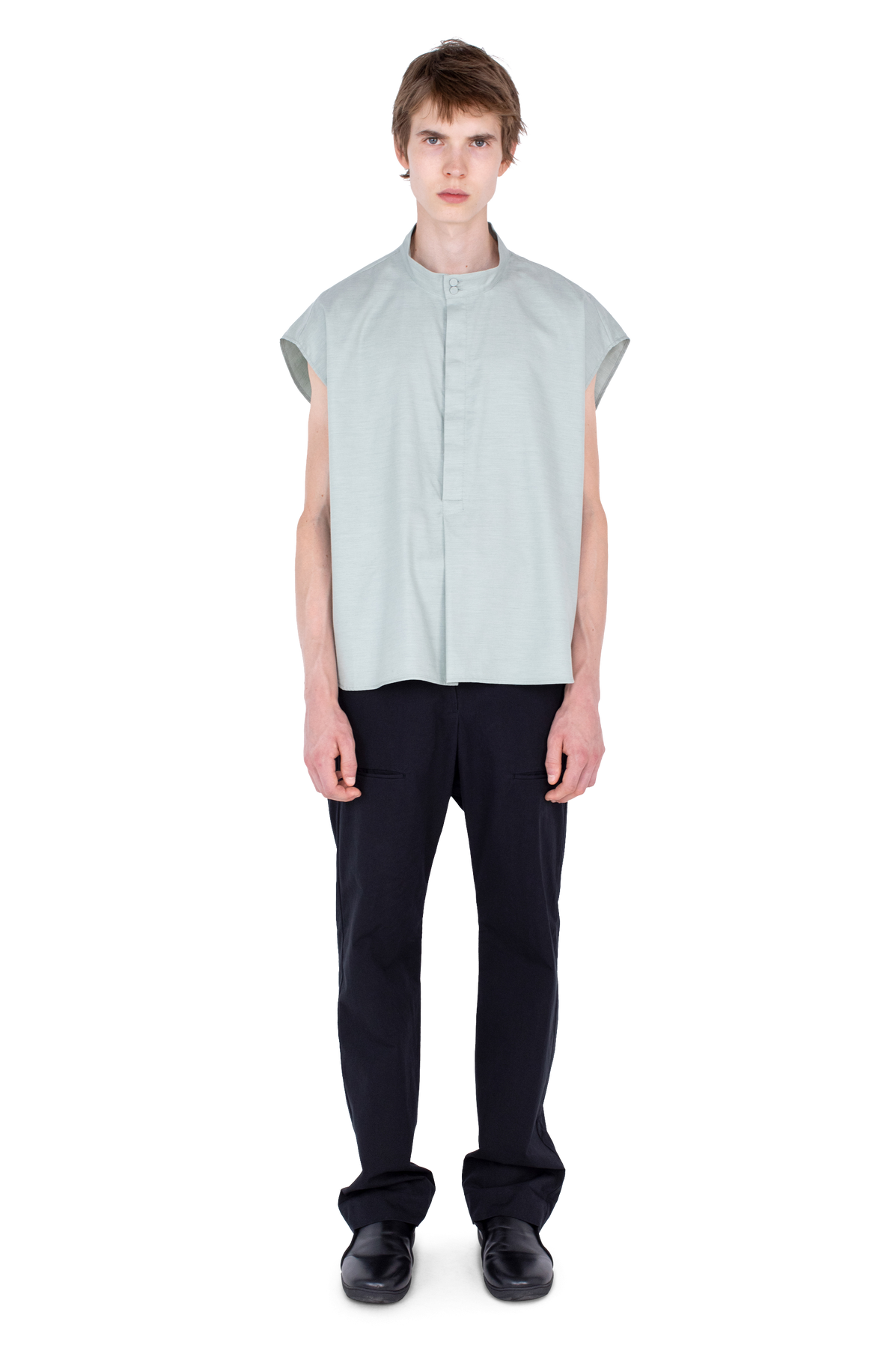 ONATE Sleeveless Shirt — Soft Green