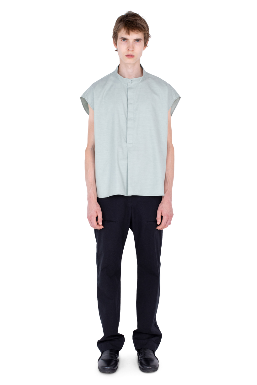 ONATE Sleeveless Shirt — Soft Green