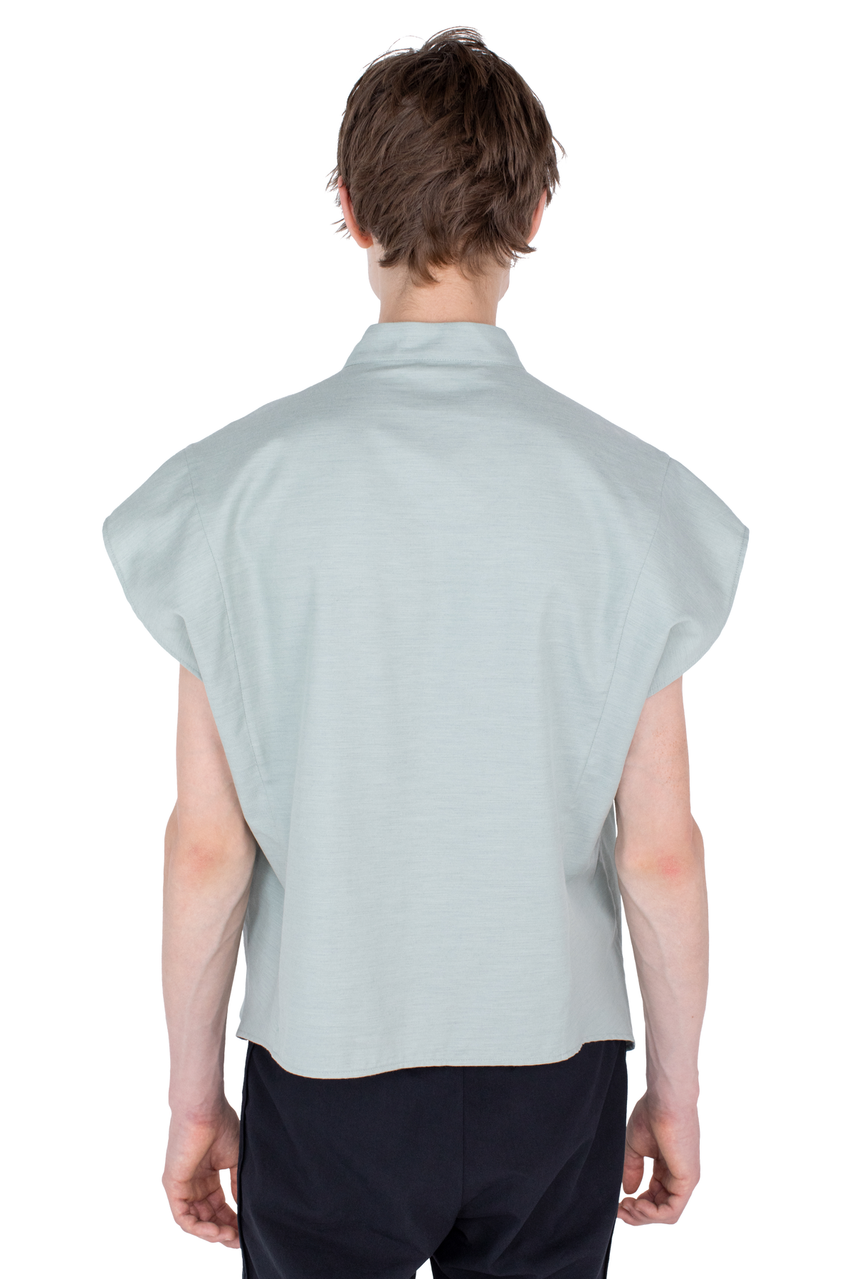 ONATE Sleeveless Shirt — Soft Green
