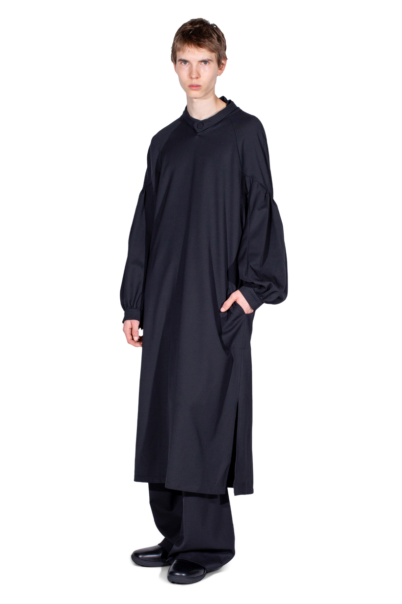 EVERS Long Shirt — Crow Black