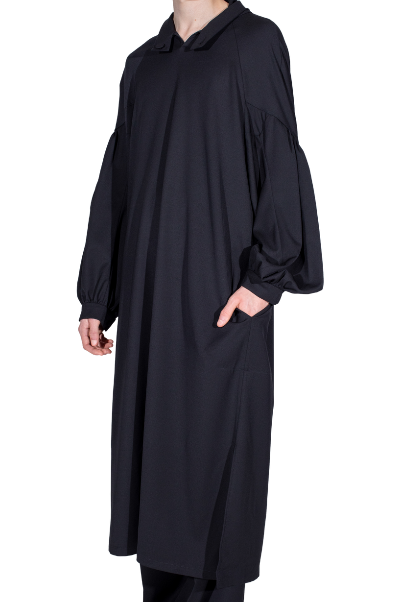 EVERS Long Shirt — Crow Black