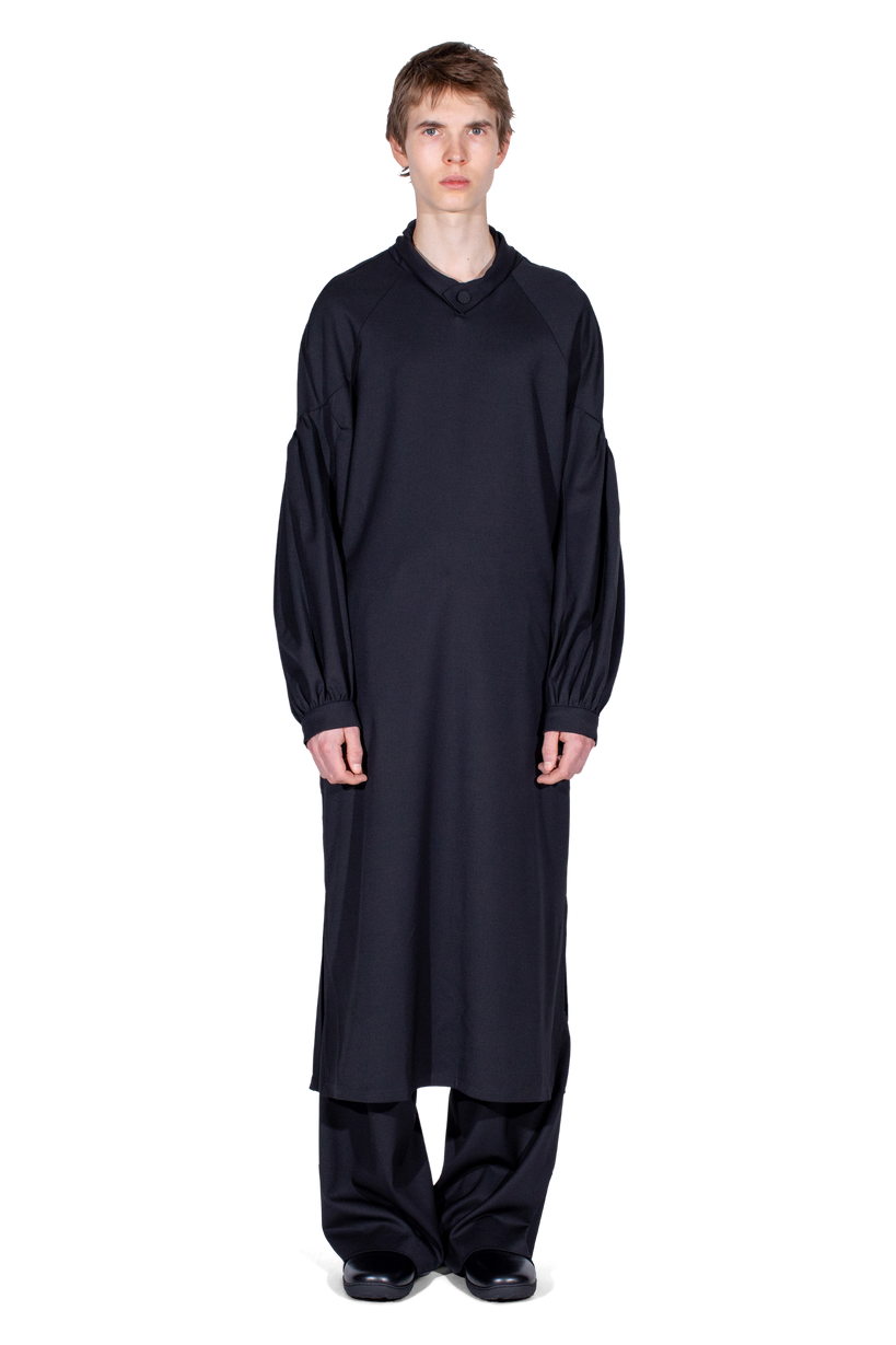 EVERS Long Shirt — Crow Black