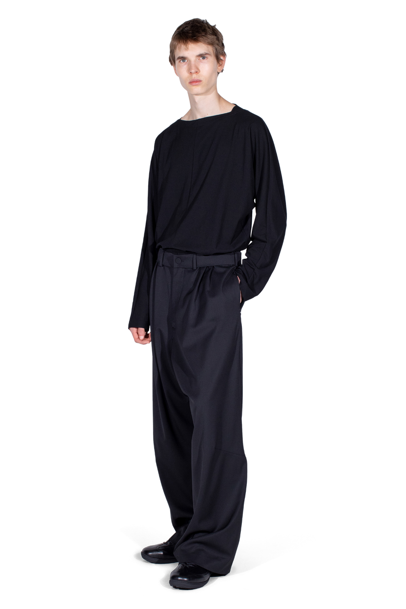 HELMOND Trousers — Crow Black