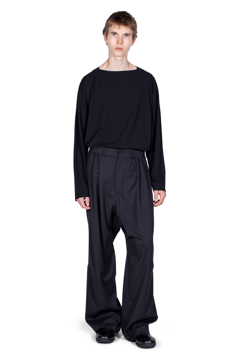 HELMOND Trousers — Crow Black