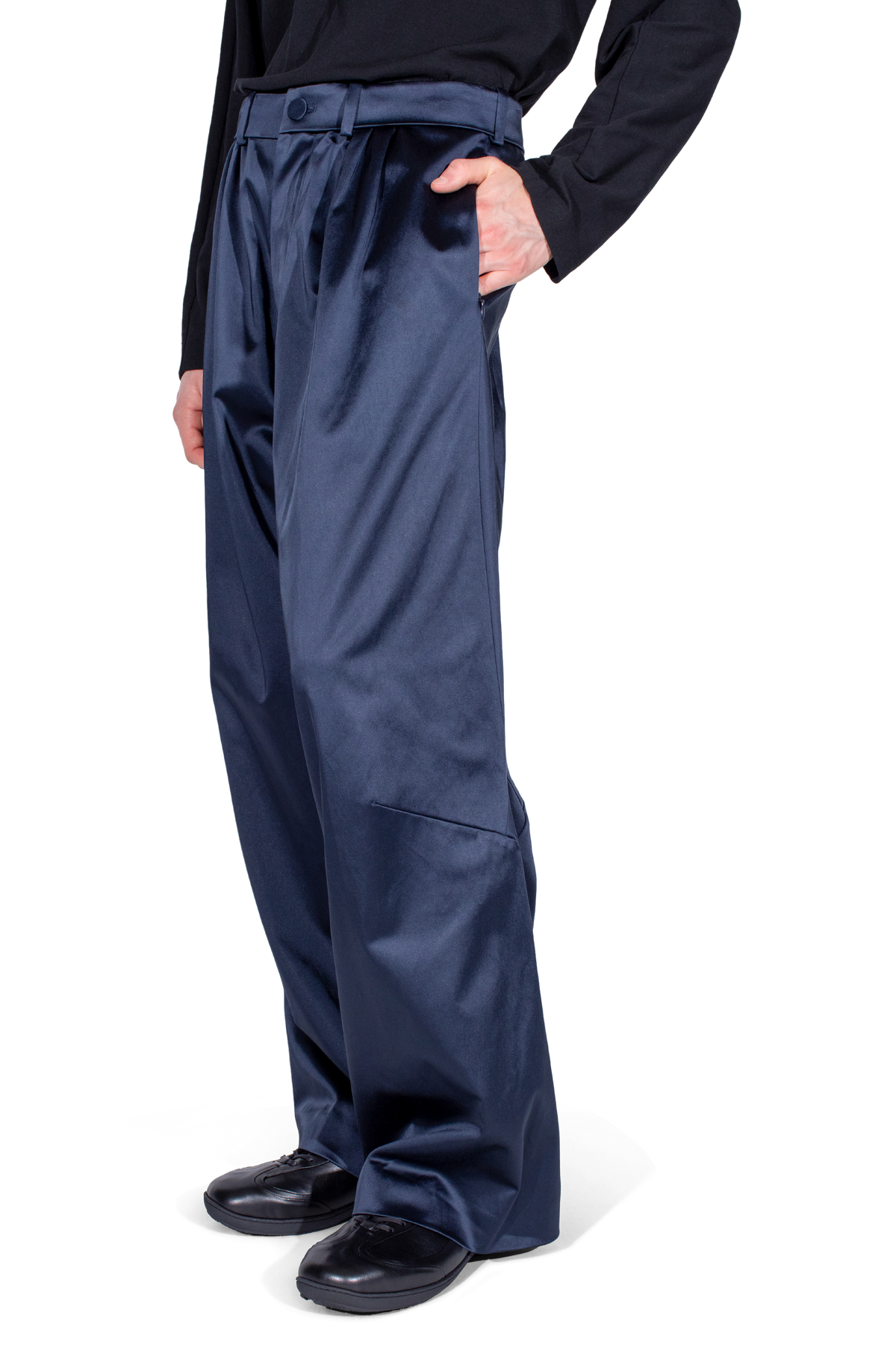 HELMOND Trousers — Dark Sapphire