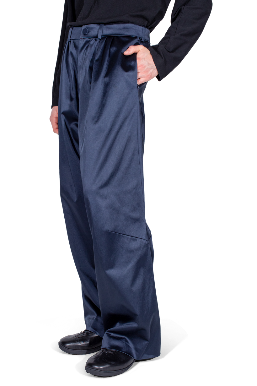 HELMOND Trousers — Dark Sapphire