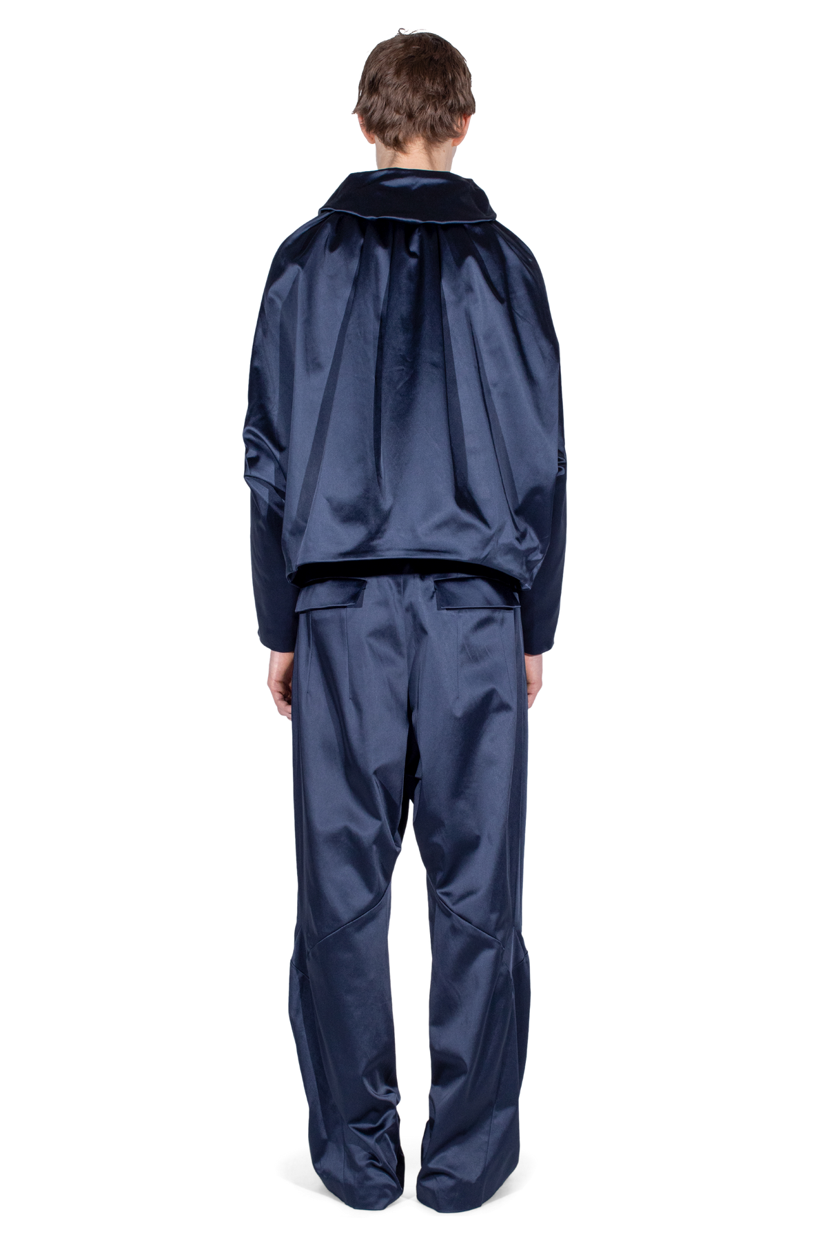 HELMOND Gathered Blouson — Dark Sapphire