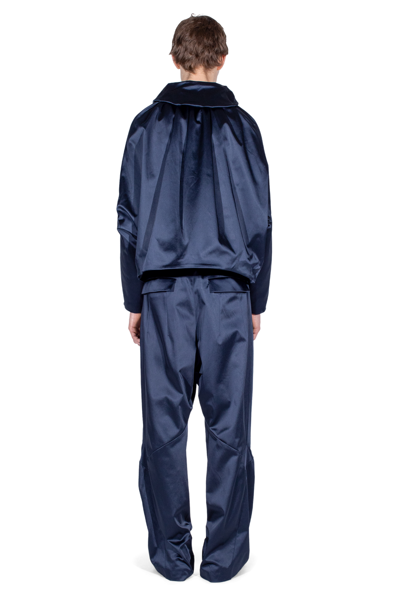 HELMOND Gathered Blouson — Dark Sapphire