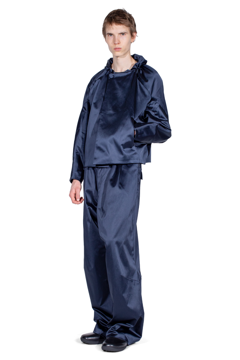 HELMOND Gathered Blouson — Dark Sapphire