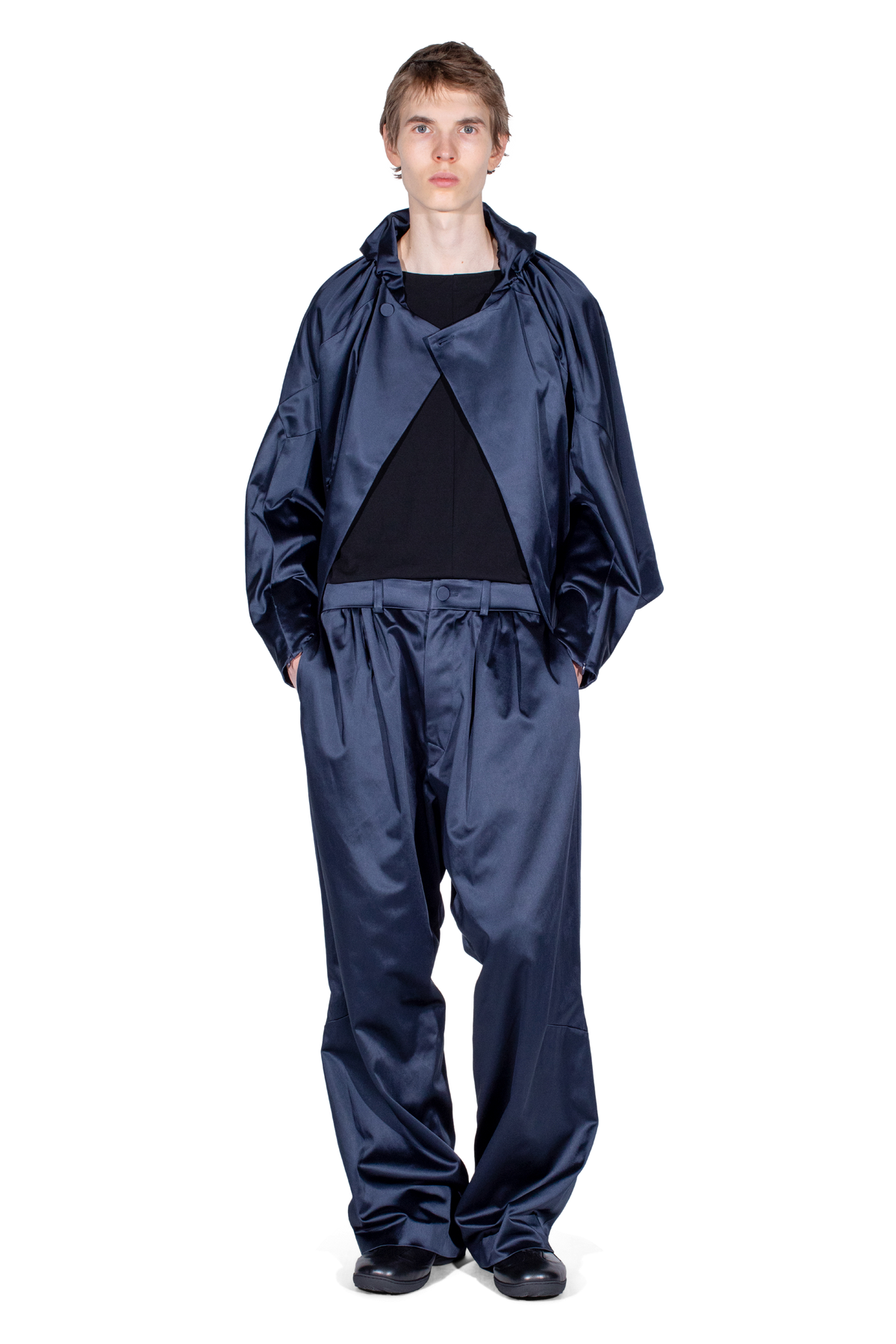 HELMOND Trousers — Dark Sapphire