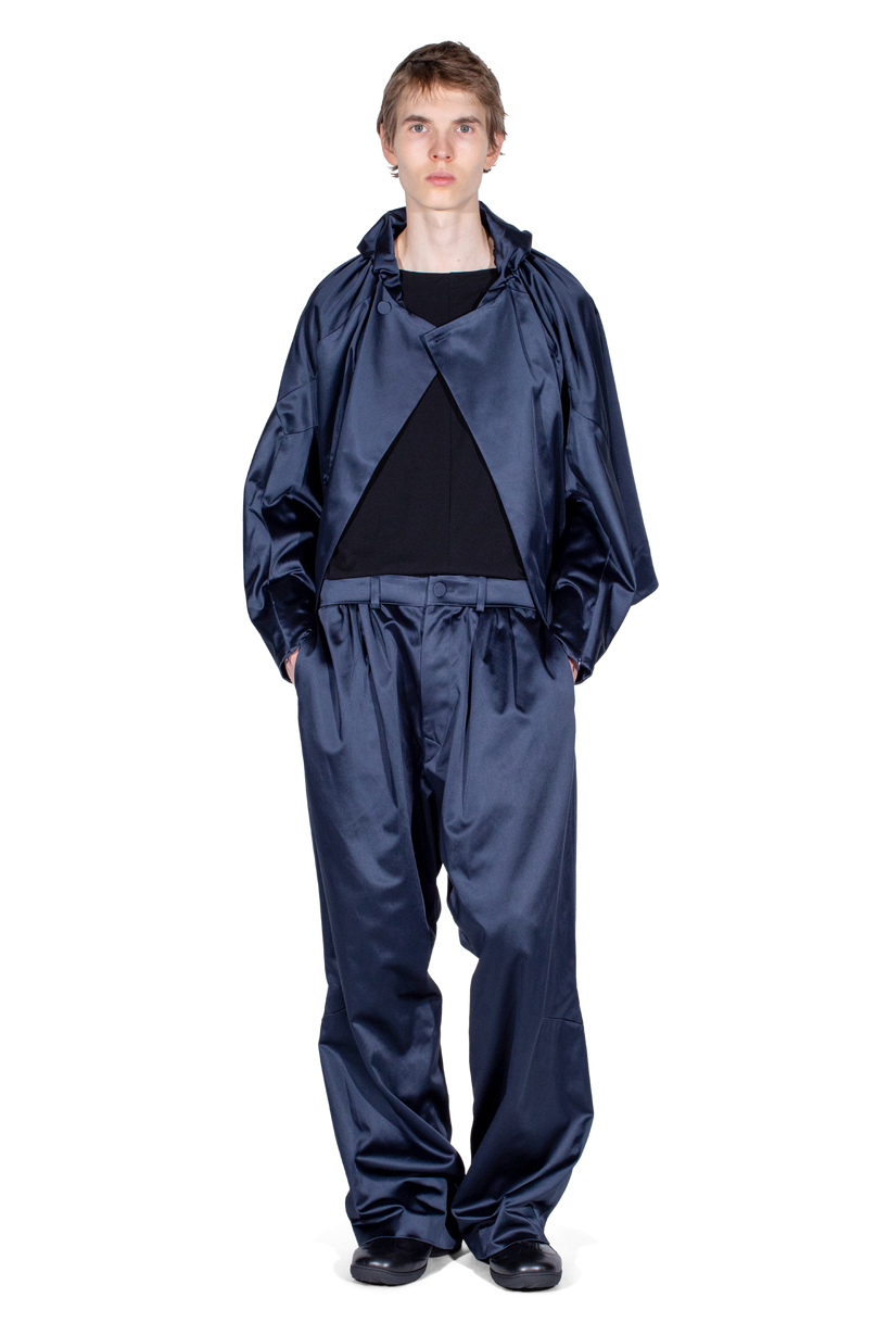 HELMOND Trousers — Dark Sapphire