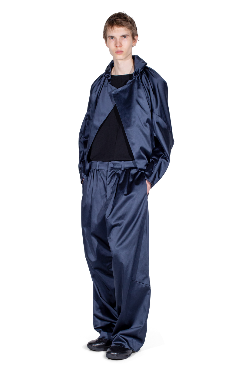 HELMOND Trousers — Dark Sapphire