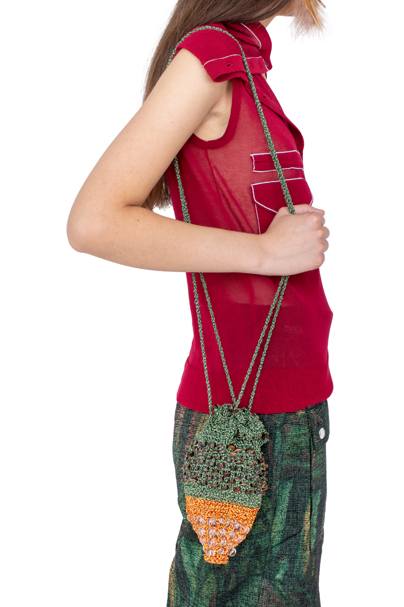 GANNET Crochet Pouch — Camouflage / Fireball (Exclusive)