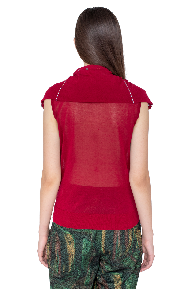 KREINER Knit Roll Neck — Claret