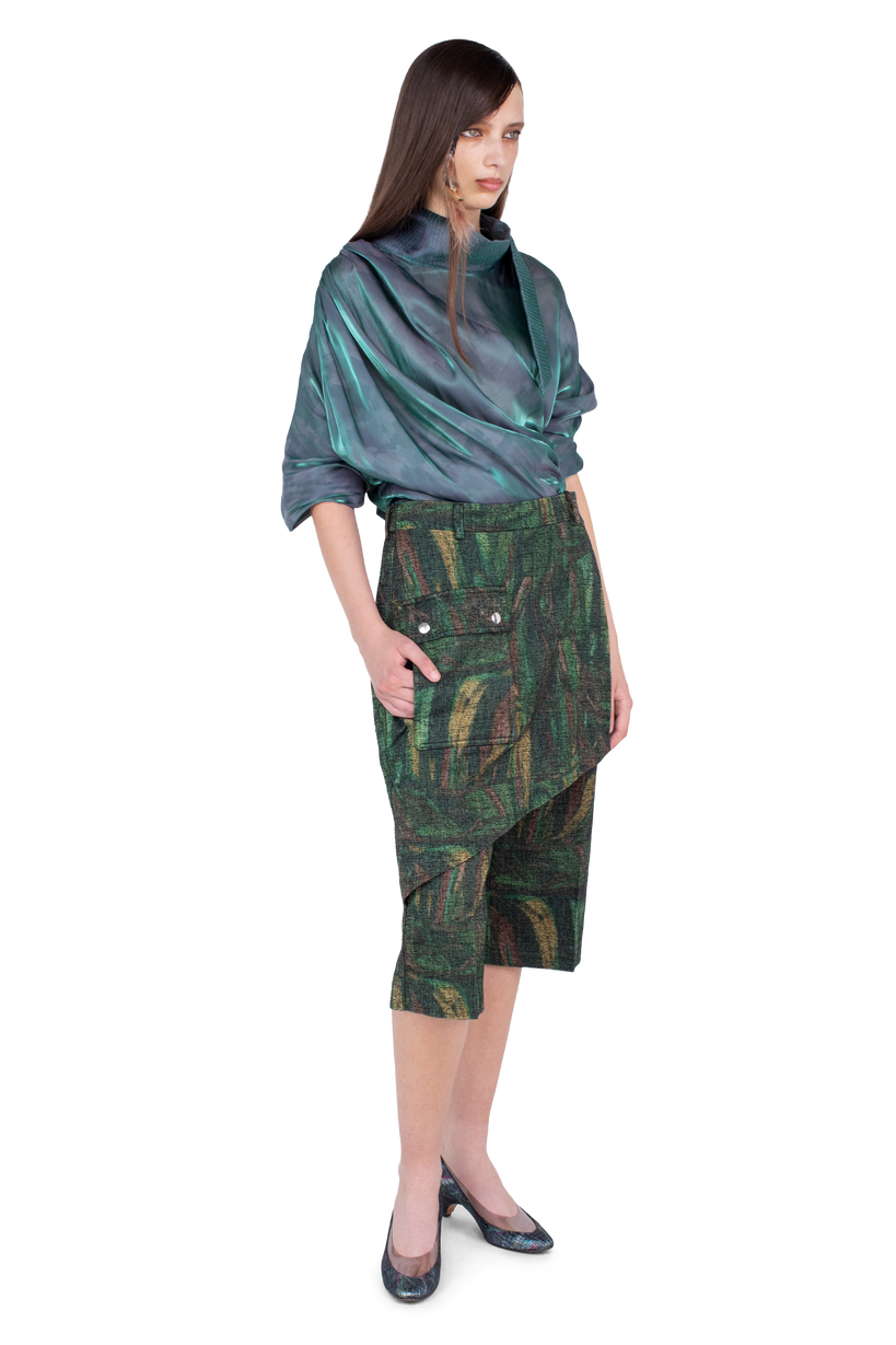 LINNET  Wrap Culottes — Forest Print
