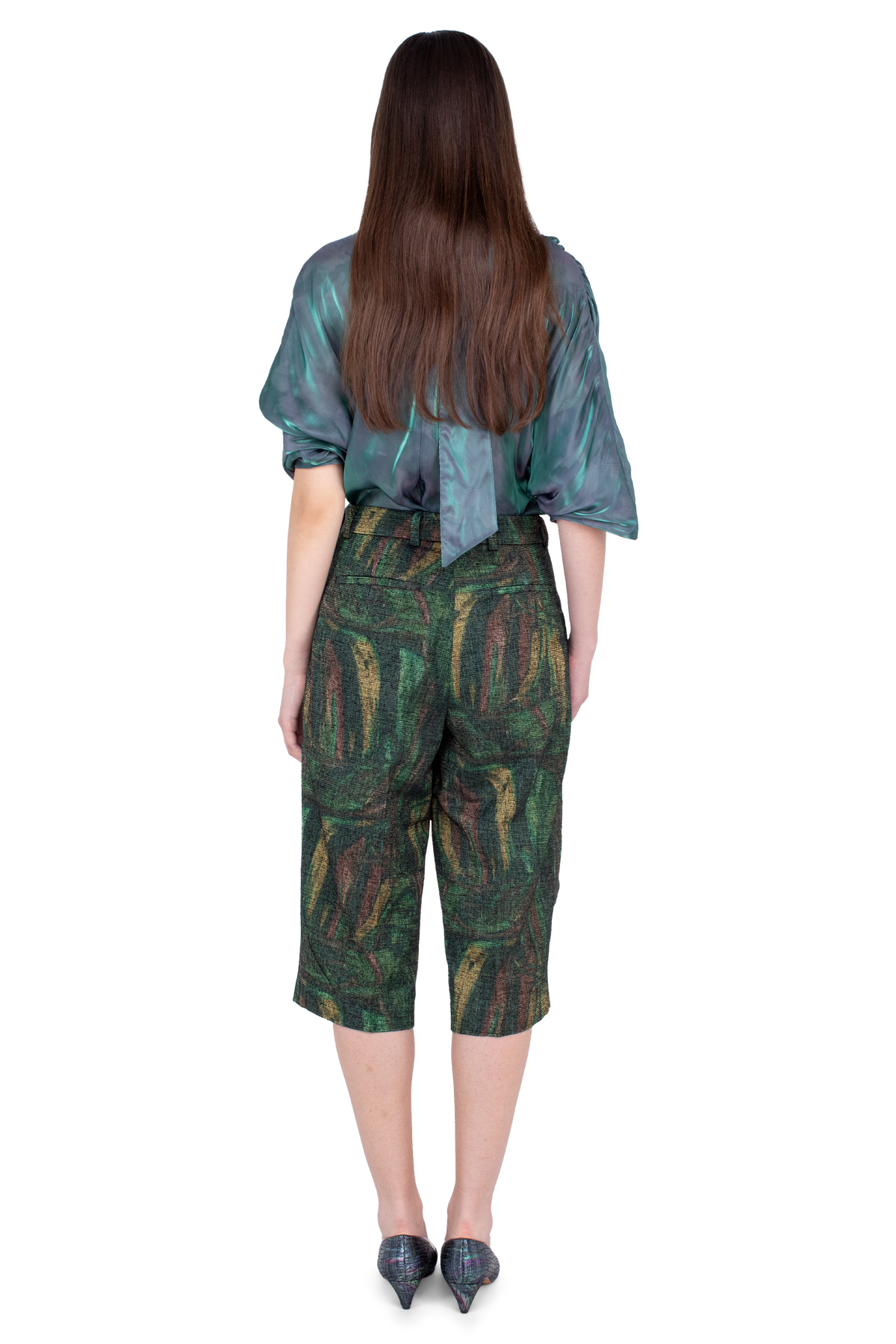 LINNET  Wrap Culottes — Forest Print