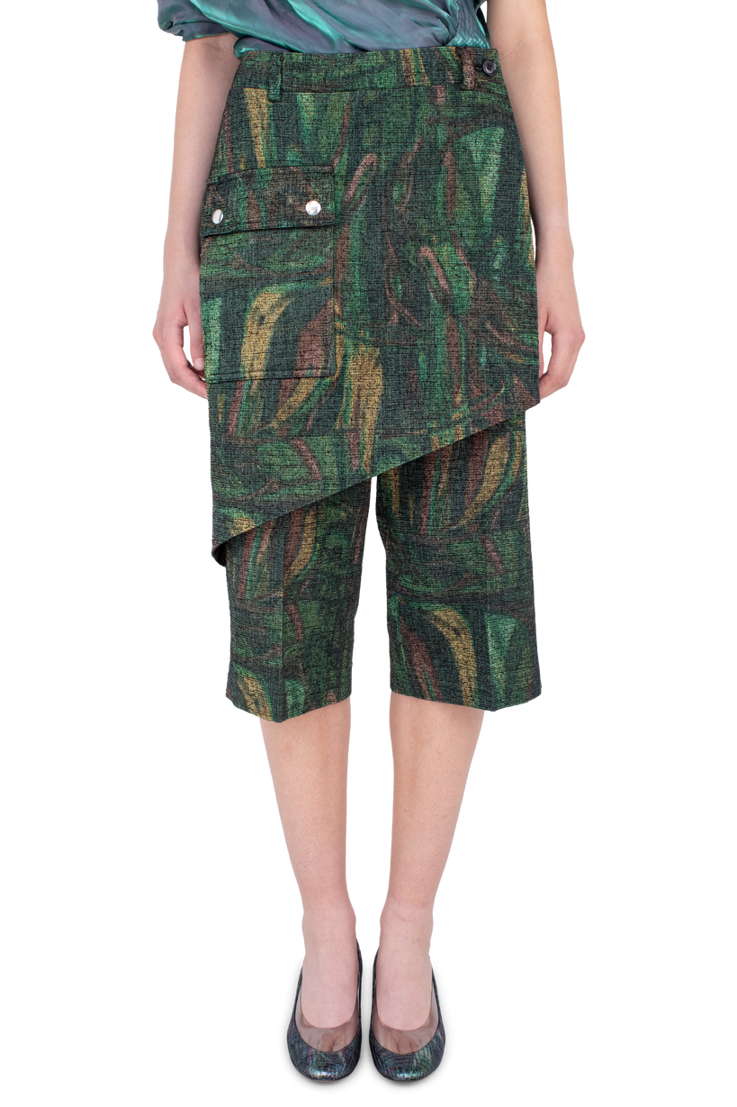 LINNET  Wrap Culottes — Forest Print