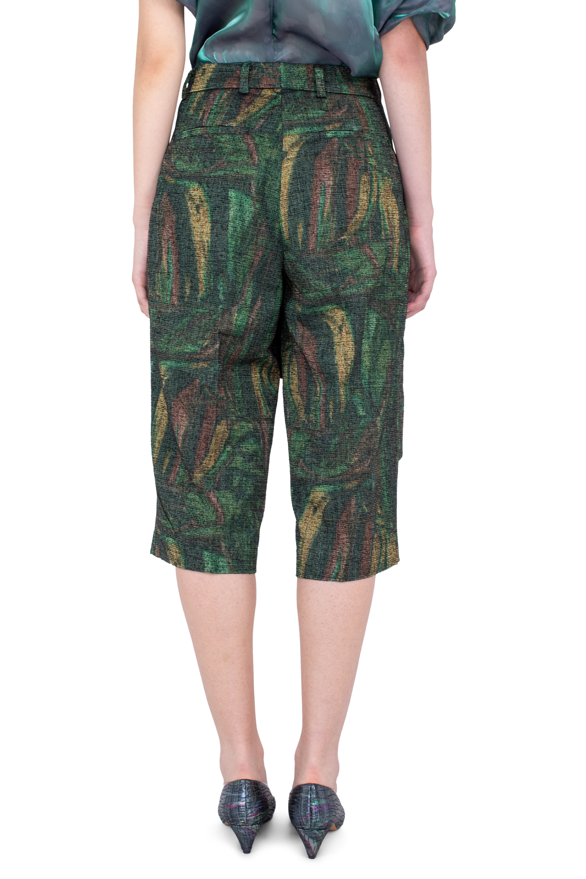 LINNET  Wrap Culottes — Forest Print