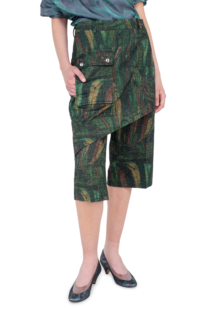 LINNET  Wrap Culottes — Forest Print