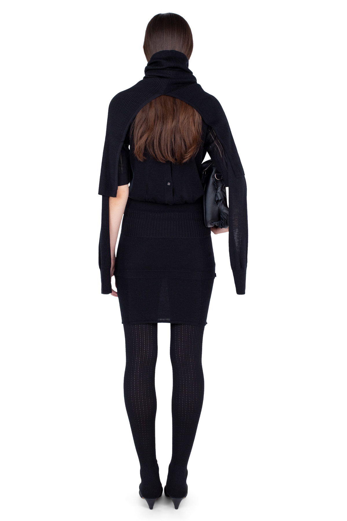 CORELLA Double Sleeve Jumper — Nebular Black