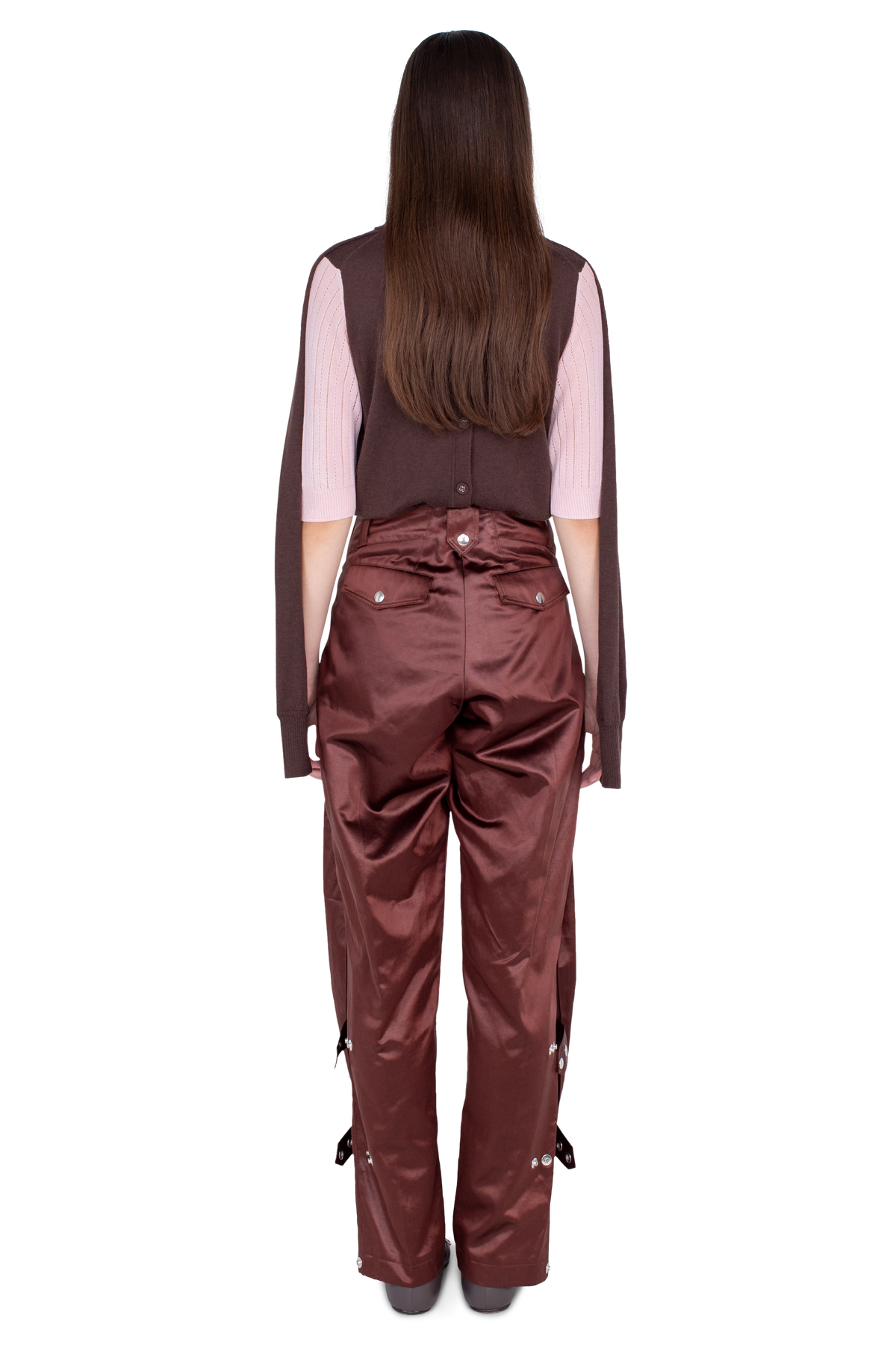 CORELLA Double Sleeve Jumper — Mahogany