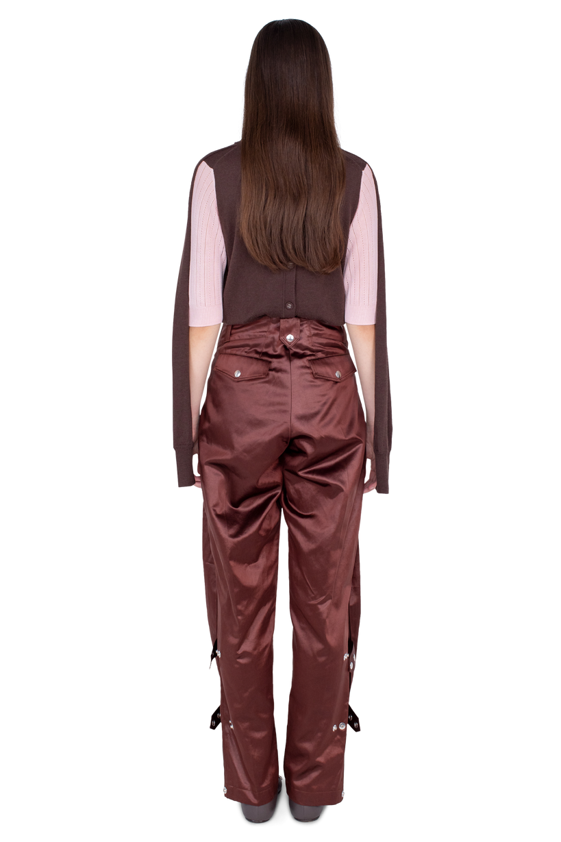 CORELLA Double Sleeve Jumper — Mahogany