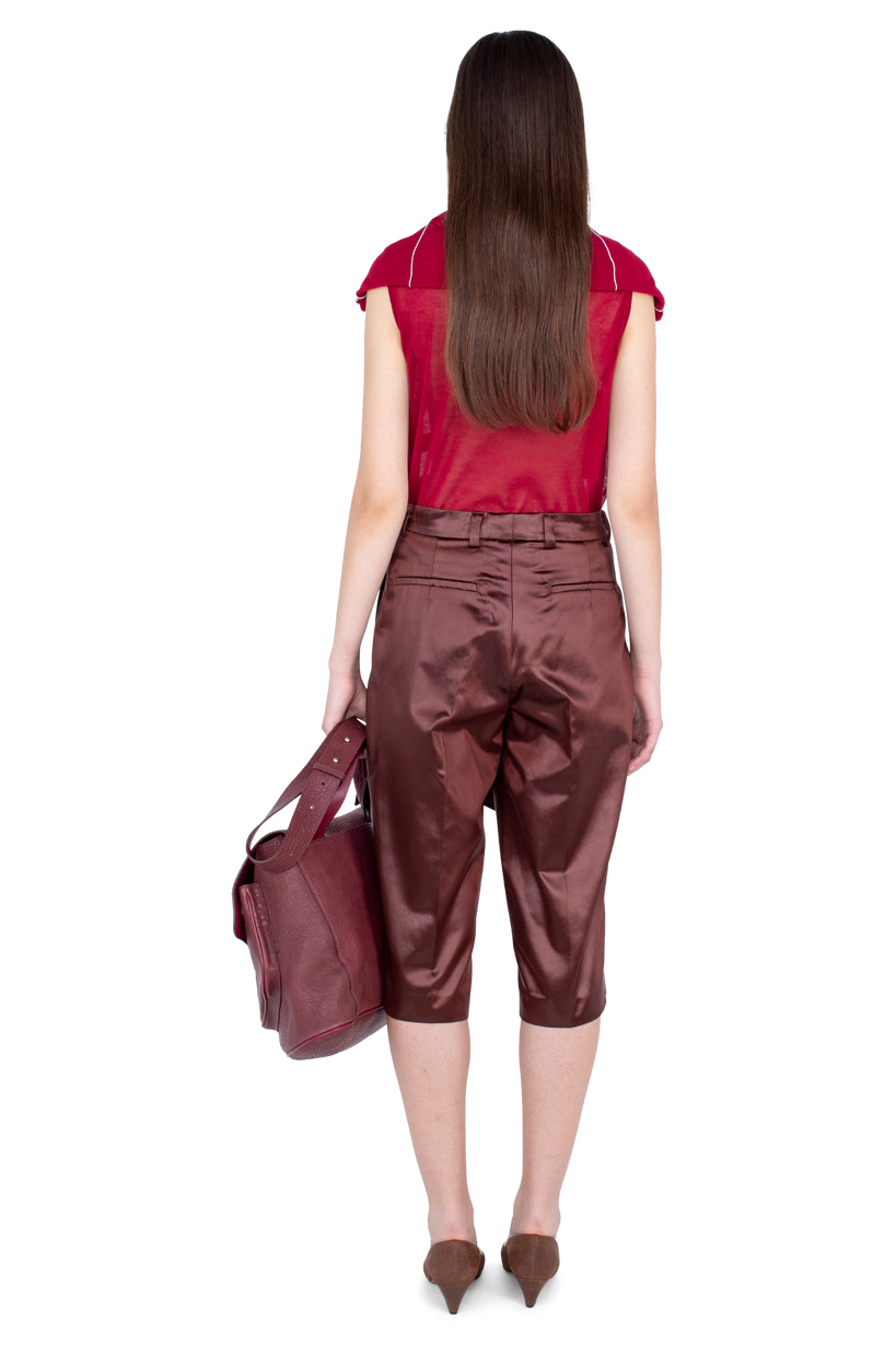 LINNET Wrap Culottes — Burnt Umber