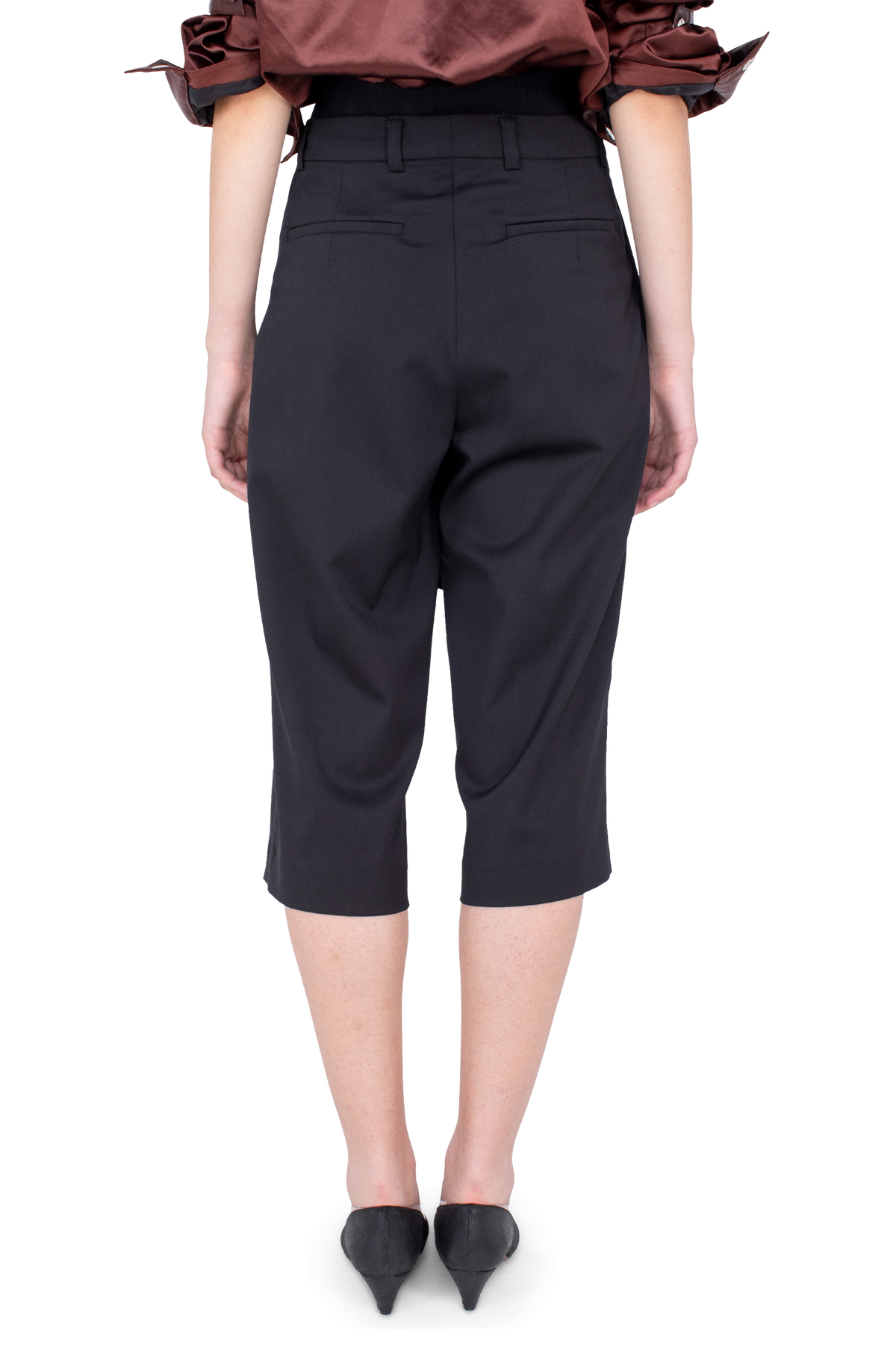 LINNET Wrap Culottes — Crow Black