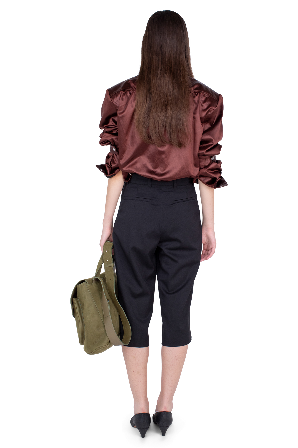 LINNET Wrap Culottes — Crow Black