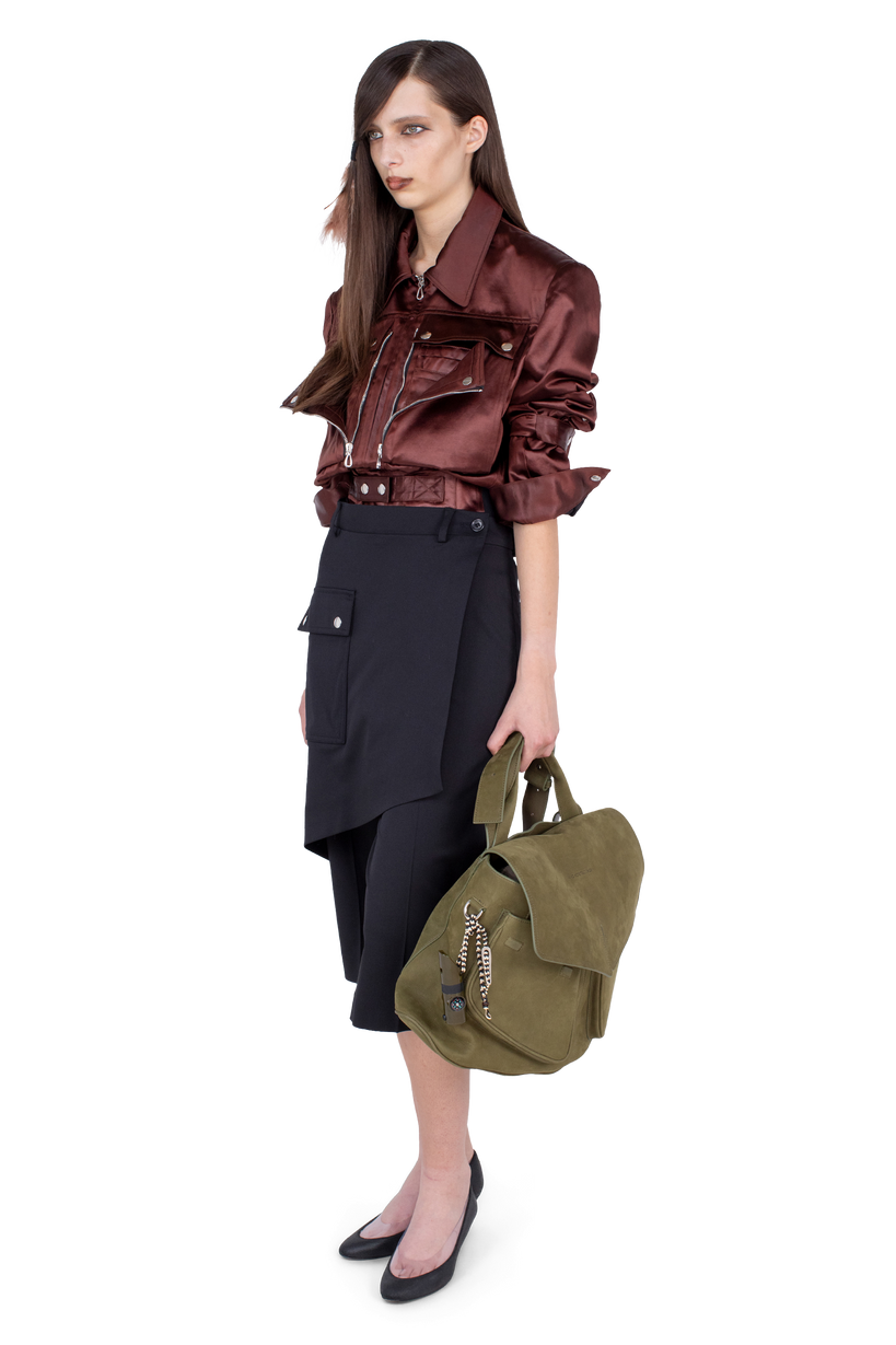 LINNET Wrap Culottes — Crow Black