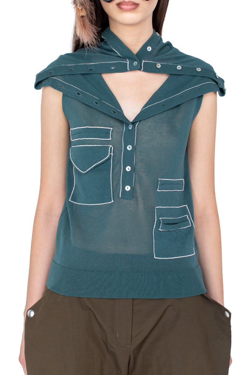 KREINER Knit Roll Neck — Loden Green