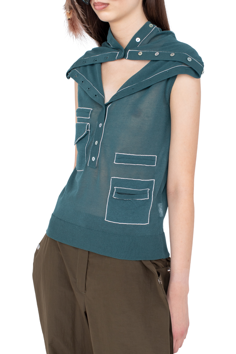 KREINER Knit Roll Neck — Loden Green
