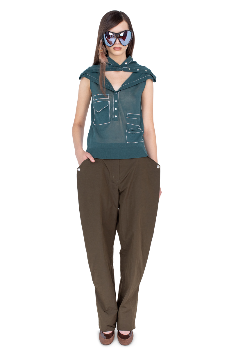KREINER Knit Roll Neck — Loden Green