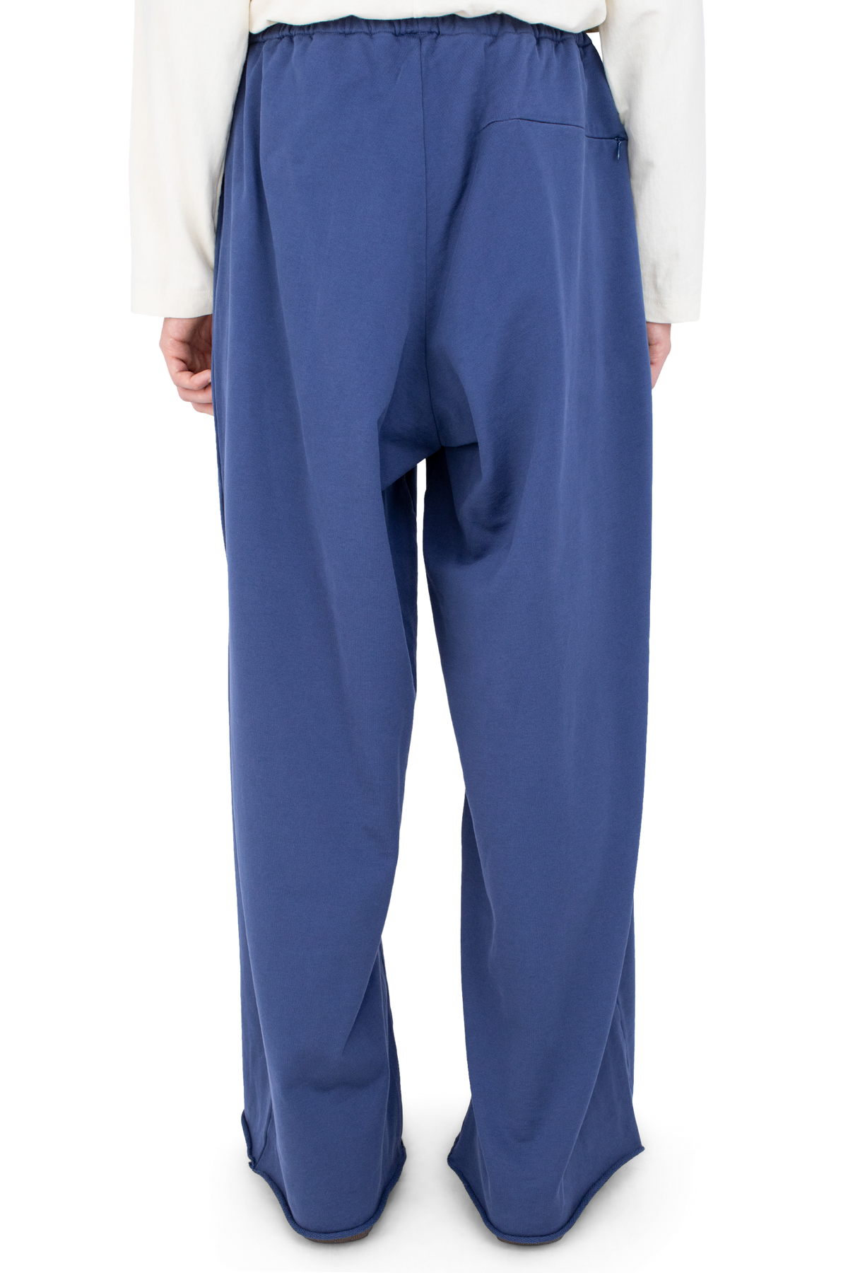 VELEKA Wide Trousers — Marine Blue