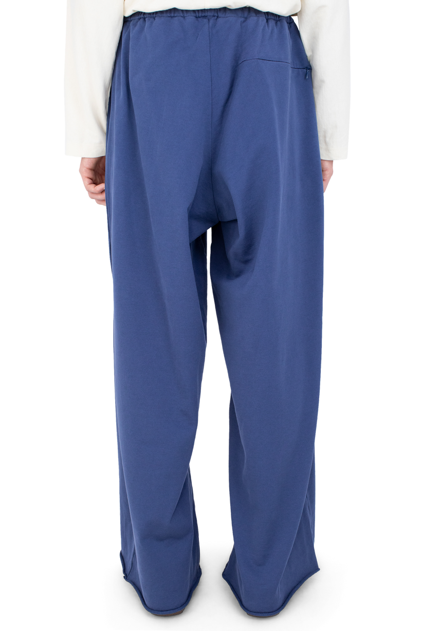 VELEKA Wide Trousers — Marine Blue